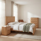 Arushi Queen Bed Frame Natural