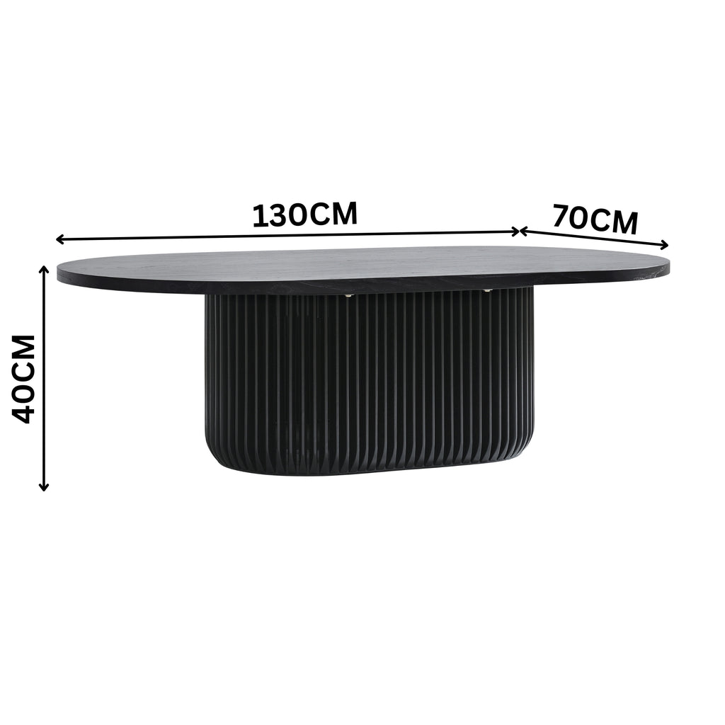 Arvin 130cm Coffee Table Black