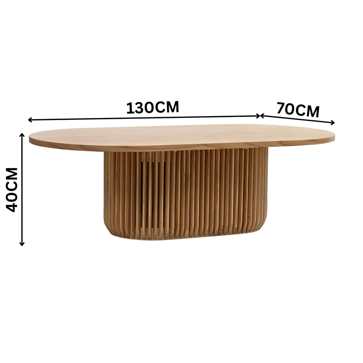 Arvin 130cm Coffee Table Natural