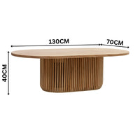 Arvin 130cm Coffee Table Natural