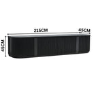 Arvin 215cm ETU Entertainment TV Unit Black