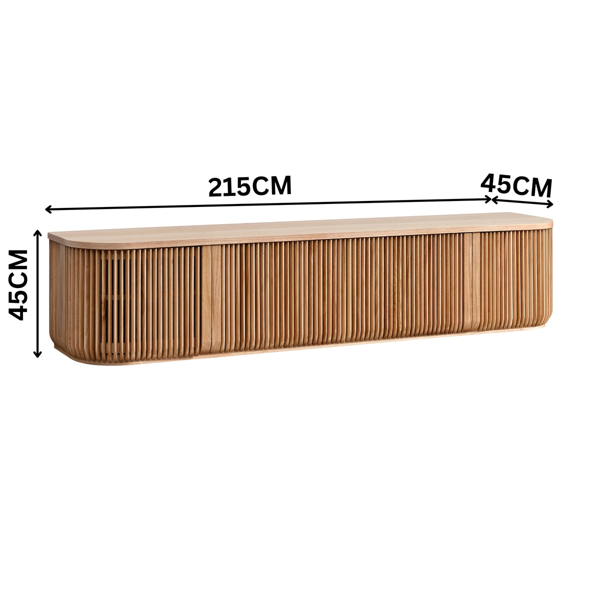 Arvin 215cm ETU Entertainment TV Unit Natural