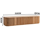 Arvin 215cm ETU Entertainment TV Unit Natural