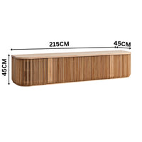 Arvin 215cm ETU Entertainment TV Unit Natural
