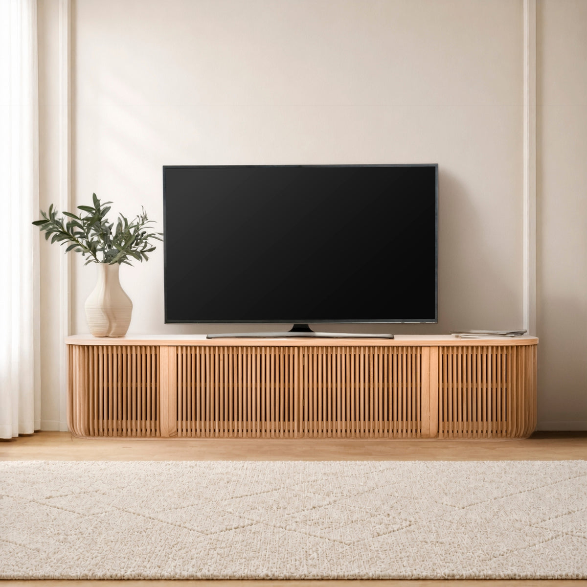 Arvin 215cm ETU Entertainment TV Unit Natural