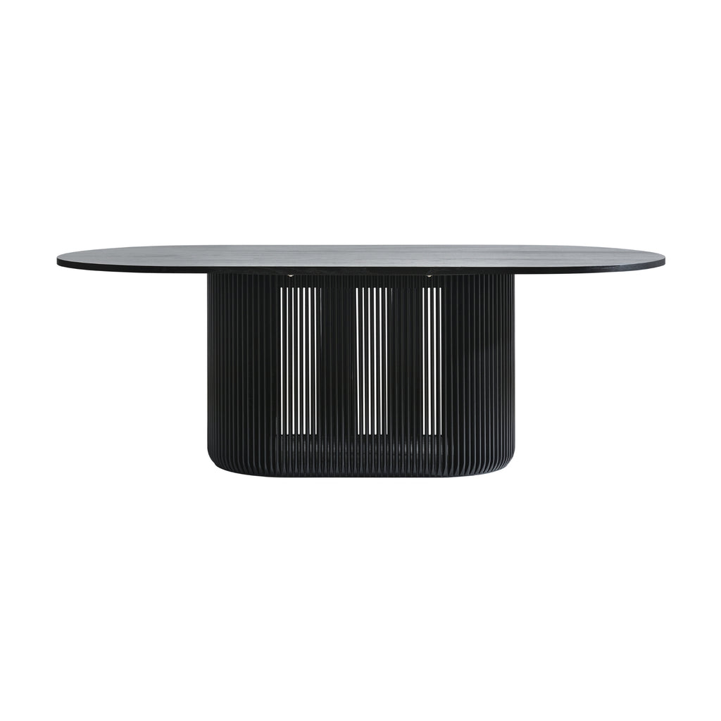 Arvin 220cm Ovan Dining Table Black