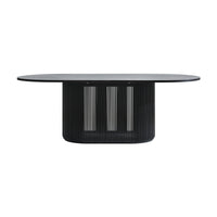 Arvin 220cm Ovan Dining Table Black