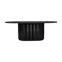 Arvin 220cm Ovan Dining Table Black