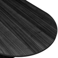 Arvin 220cm Ovan Dining Table Black