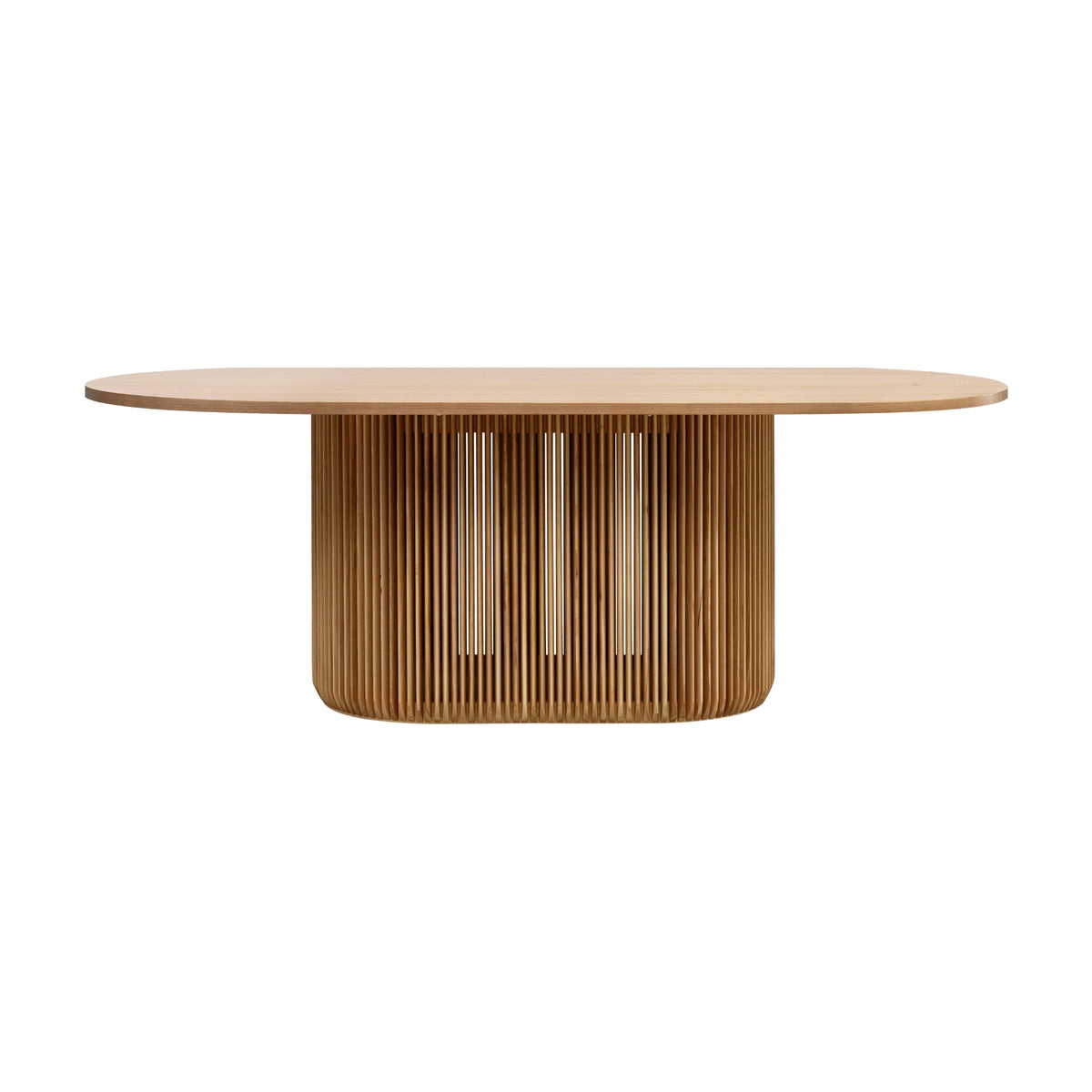 Arvin 220cm Ovan Dining Table Natural