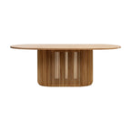Arvin 220cm Ovan Dining Table Natural