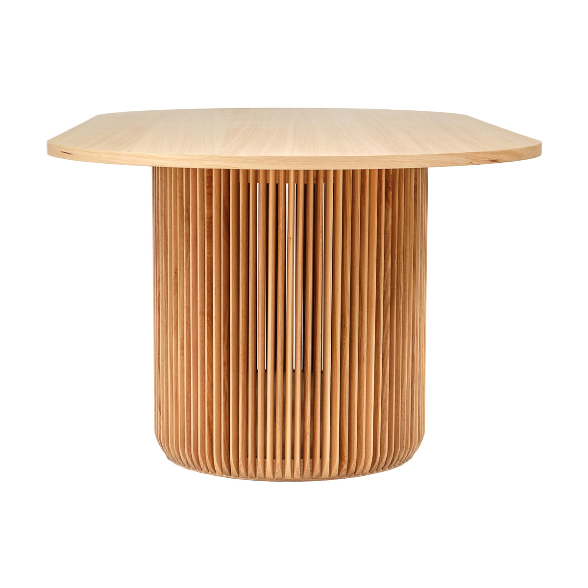 Arvin 220cm Ovan Dining Table Natural