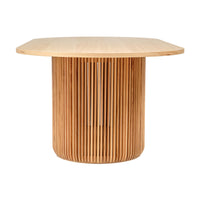 Arvin 220cm Ovan Dining Table Natural