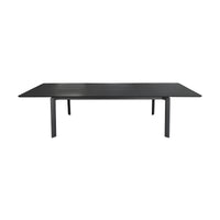 Ataman 200-300cm Extension Aluminium Outdoor Dining Table Dark Grey