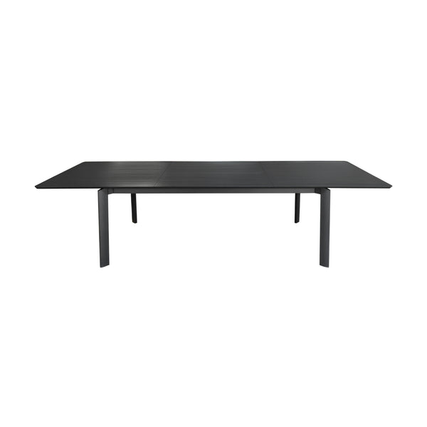 Ataman 200-300cm Extension Aluminium Outdoor Dining Table Dark Grey