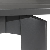 Ataman 200-300cm Extension Aluminium Outdoor Dining Table Dark Grey
