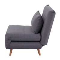 Audrey 2 Seater Sofa Bed Graphite 