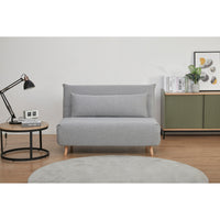 Audrey 2 Seater Sofa Bed Grey 