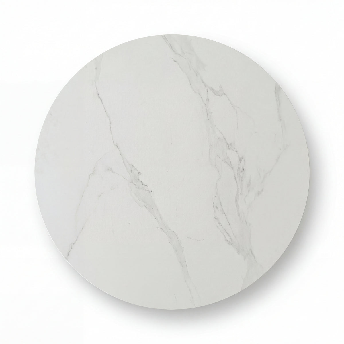 Avila 150cm Flute Round Dining Table Ceramic Stone Top Natural