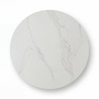 Avila 150cm Flute Round Dining Table Ceramic Stone Top Natural