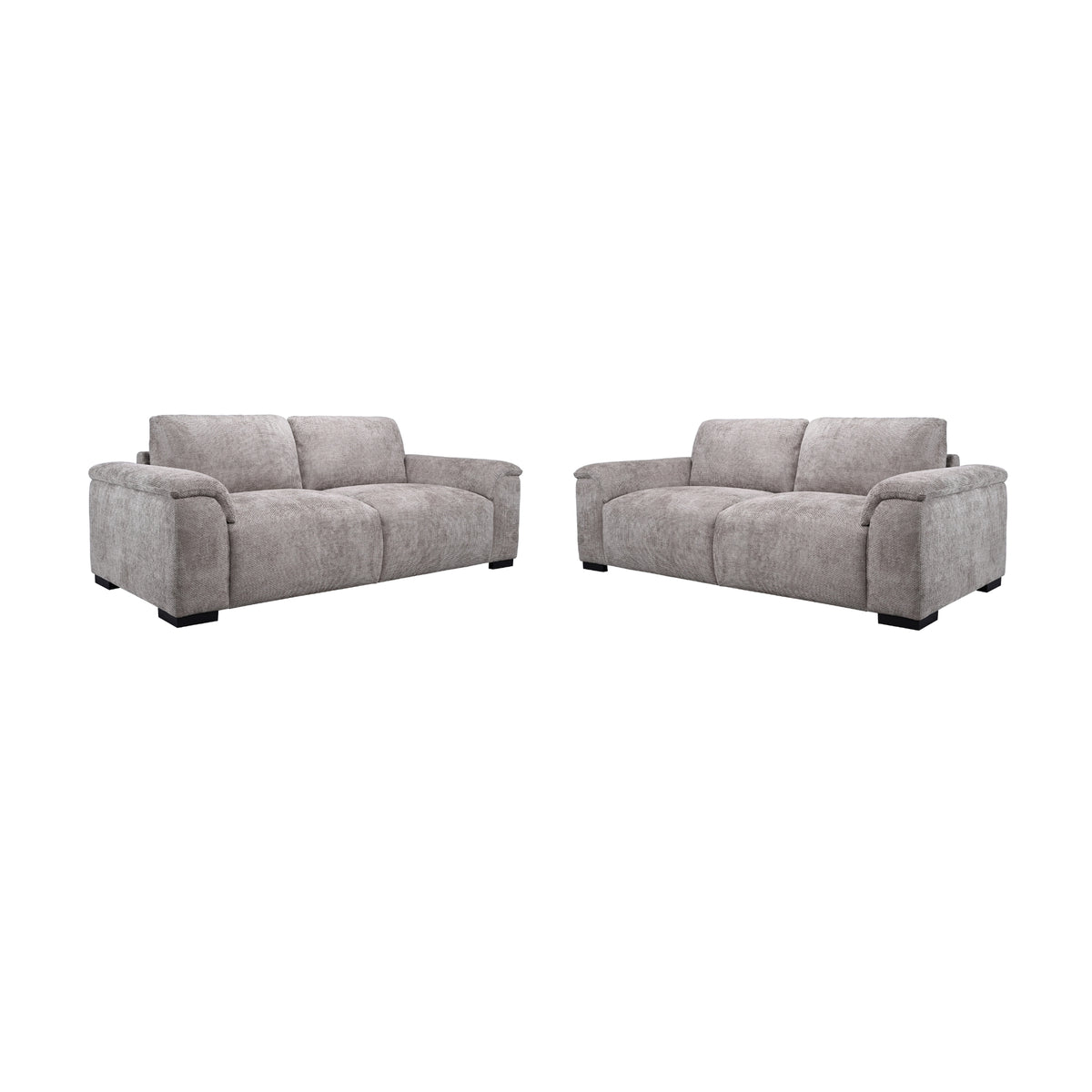 Avon 2+3 Seater Fabric Sofa Driftwood Grey