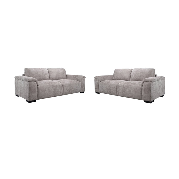 Avon 2+3 Seater Fabric Sofa Driftwood Grey