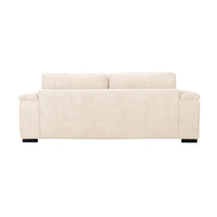 Avon 3 Seater Fabric Sofa Sand Beige