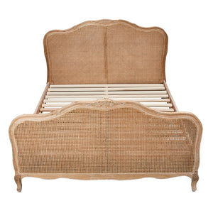 Bali Bed Frame Oak Queen 