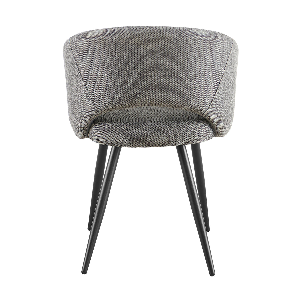 Barlo 5pc Dining Set 120cm Round Table 4 Grey Chair Natural