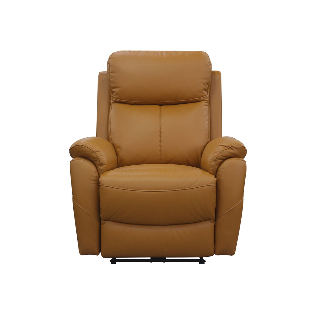 Berkeley Leather Electric Recliner Sofa Suite 3 + 1 + 1 Tangerine