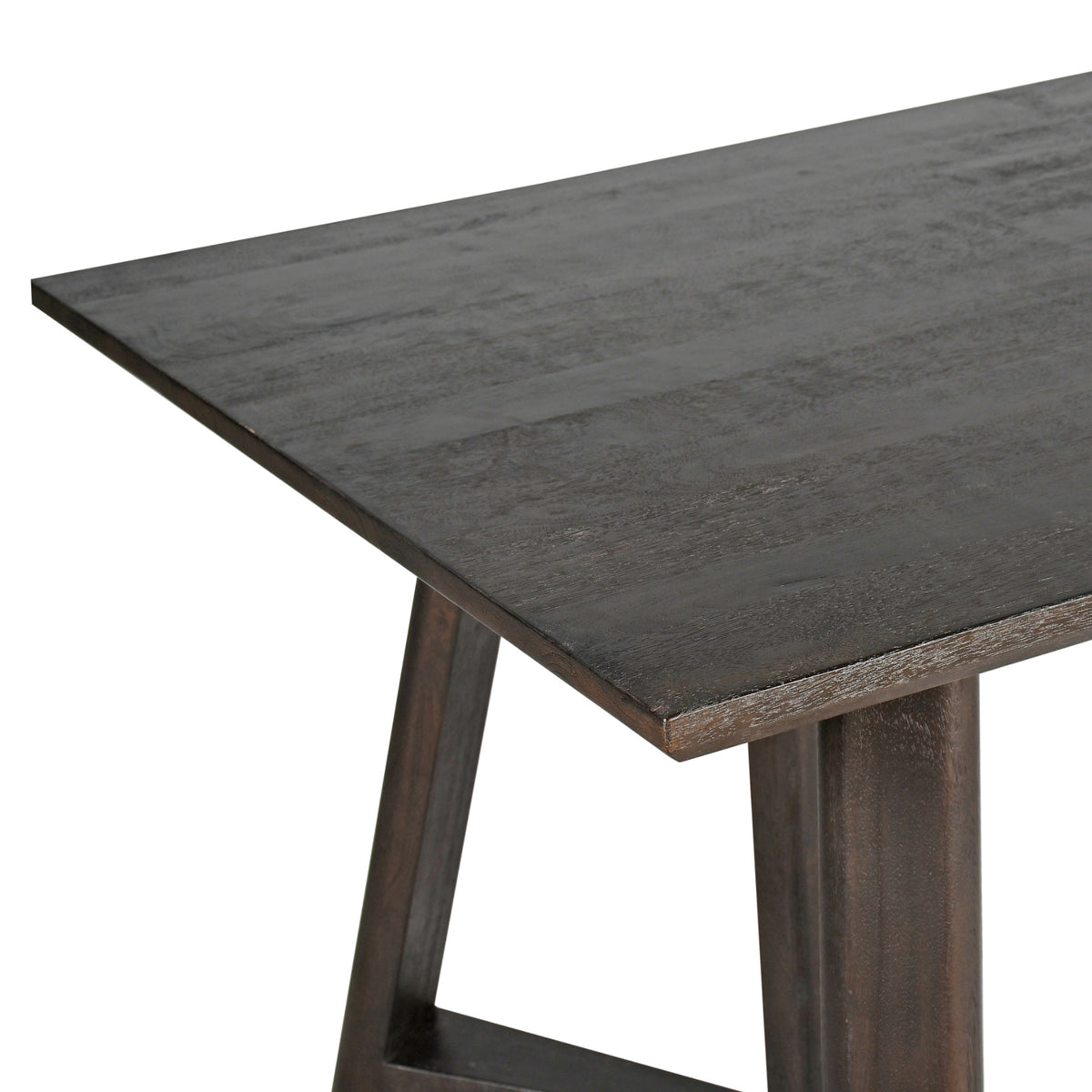 Besteneer 220cm Solid Timber Dining Table Chocolate