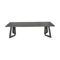 Besteneer 280cm Solid Timber Dining Table Chocolate