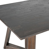Besteneer 280cm Solid Timber Dining Table Chocolate