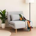 Bishop Single Sofa Bed Grey 