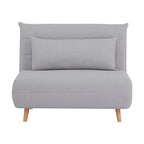 Bishop Single Sofa Bed Grey 