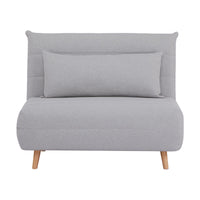 Bishop Single Sofa Bed Grey 