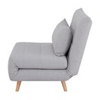 Bishop Single Sofa Bed Grey 