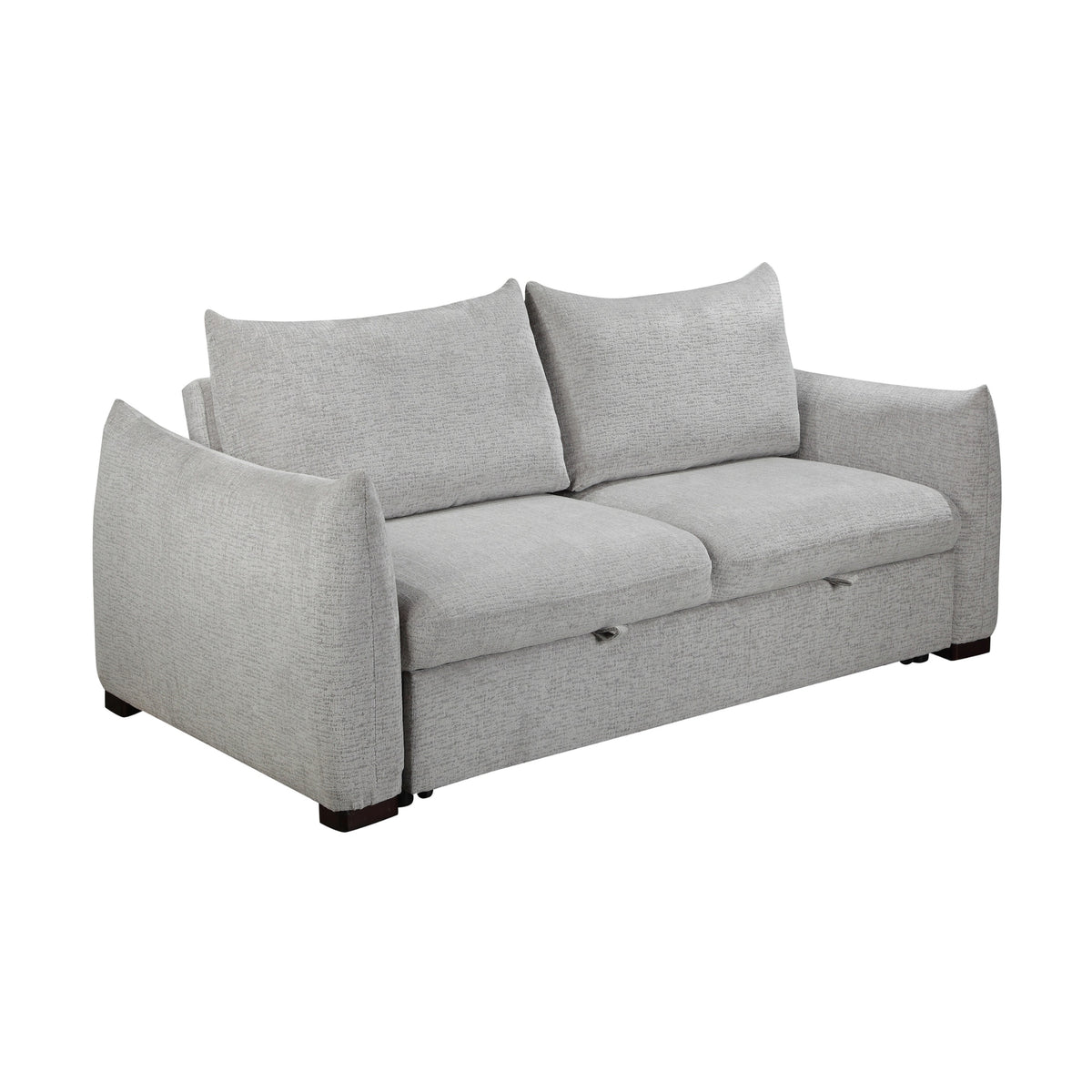 Bondie 3 Seater Fabric Sofa Pullout Bed Grey