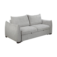 Bondie 3 Seater Fabric Sofa Pullout Bed Grey