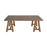 Bowral 220cm Solid Timber Dining Table French Grey