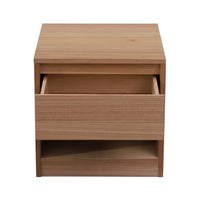 Brad 1 Drawer Bedside Table Natural