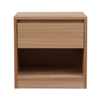 Brad 1 Drawer Bedside Table Natural