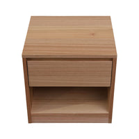 Brad 1 Drawer Bedside Table Natural
