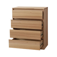 Brad 4 Drawer Tallboy Natural