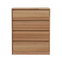 Brad 4 Drawer Tallboy Natural