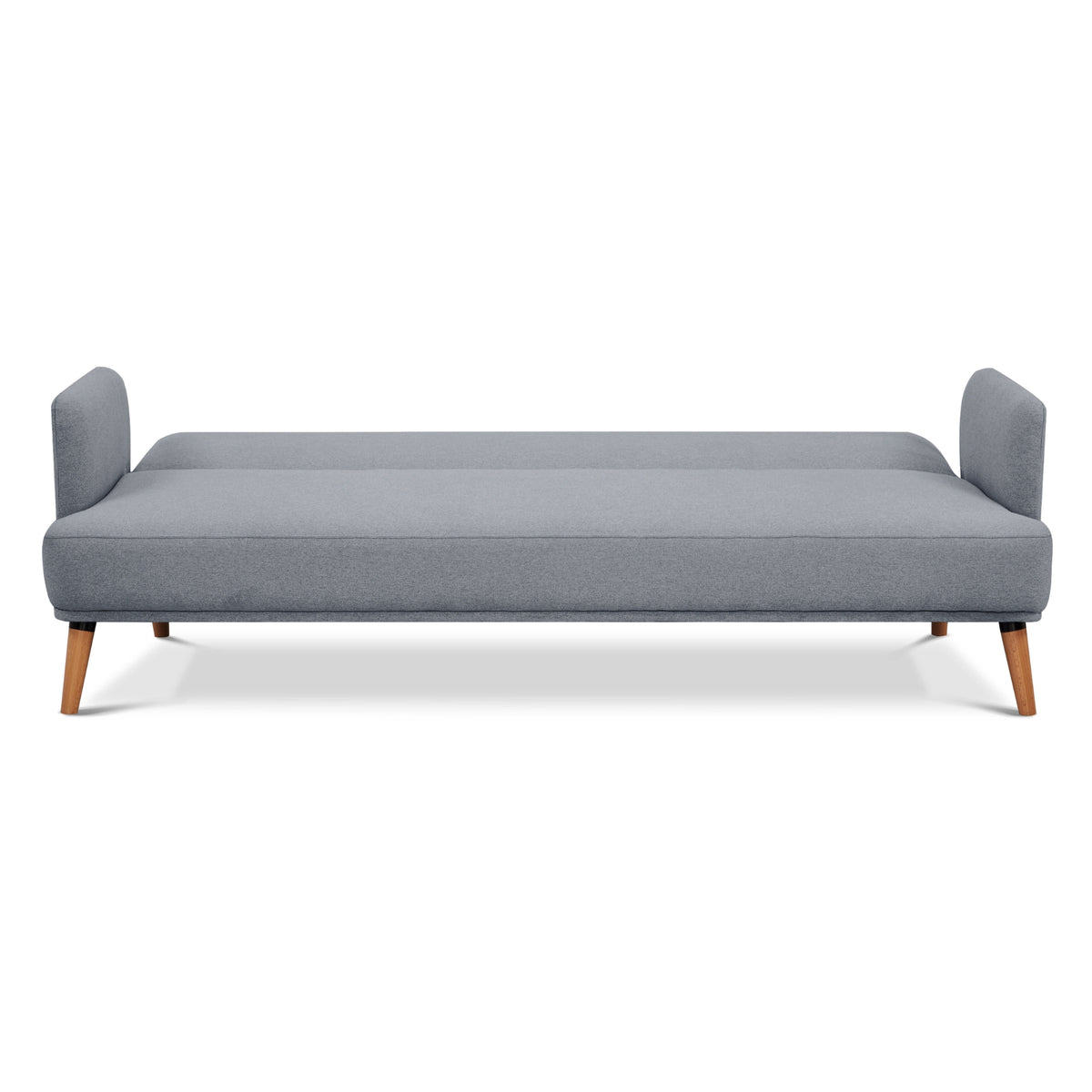 Brianna 3 Seater Fabric Sofa Bed Light Grey 