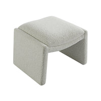 Broadway 60cm Boucle Ottoman Ivory