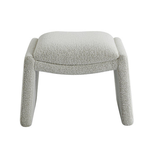 Broadway 60cm Boucle Ottoman Ivory