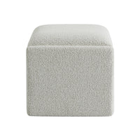 Broadway 60cm Boucle Ottoman Ivory