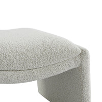 Broadway 60cm Boucle Ottoman Ivory